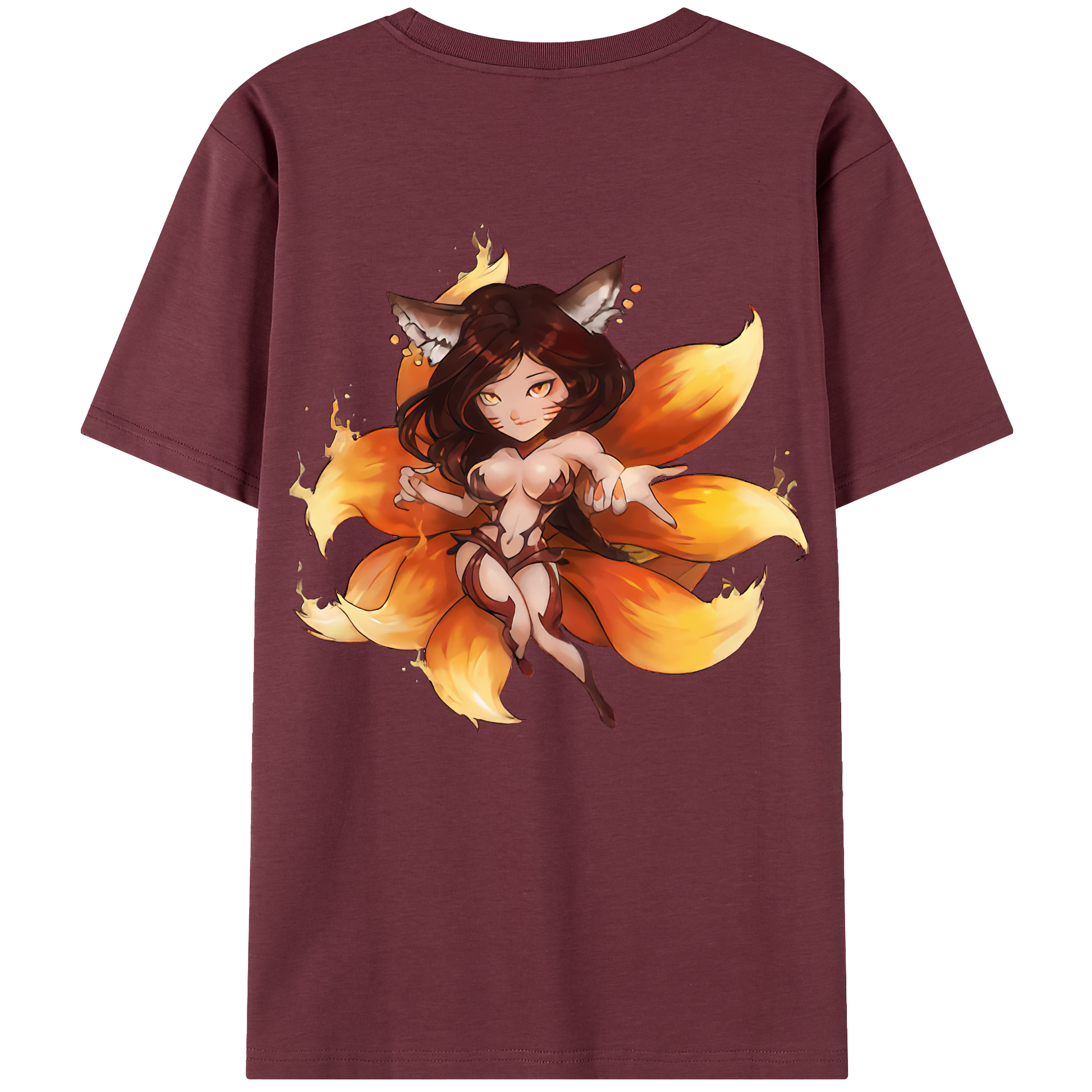 リーグ・オブ・レジェンド League of Legends LOL 綿100％半袖Tシャツ（背面プリント）